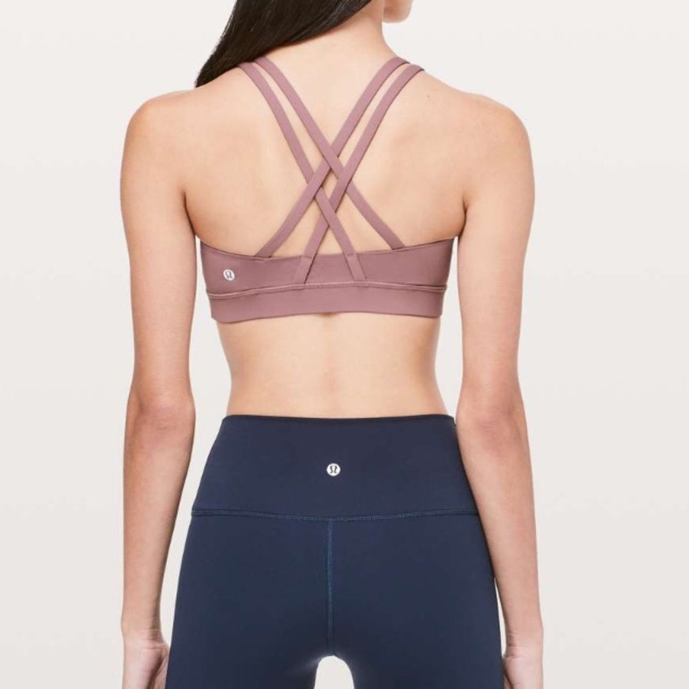 RARE Lululemon Energy Bra - Spanish Rose